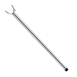 Stainless Steel Pole Drying Rack Retractable Telescopic Balcony Fork Pole Clothes Hangers