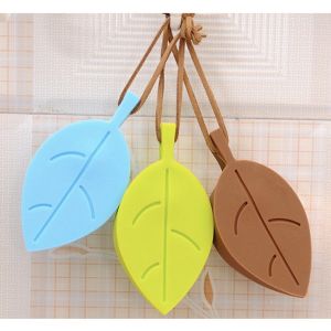 TYHL0143 Ganjalan Pintu Daun Pengaman Pintu Bentuk Daun Penahan Pintu Daun Door Isi 3 Pcs