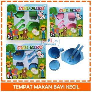 Feeding Set Baby Tempat Makan Bayi Kecil Cico Miko