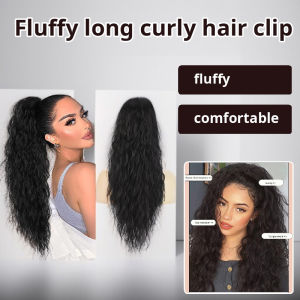 Curly Claw Clip Volumizing Wavy Ponytail Hair Extension for Natural Look