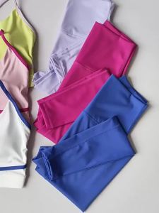 Womens Yoga Set Workout Set 2 Piece High Waist Yoga Leggings Sports Bra Gym Suit Activewear Sports Fitness Set Sports Suit2026