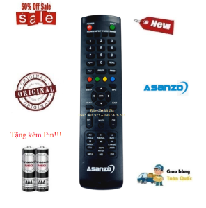 Remote Điều khiển thay thế TV Asanzo LCD/LED/Smart TV- Hàng mới  100% Tặng kèm Pin!!!