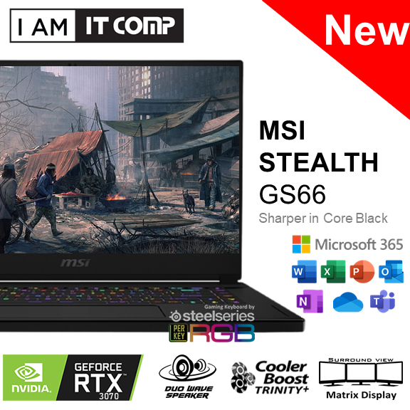 PC Gamer MSI GS Stealth 11UG – Ordinateur Portable D'Occasion