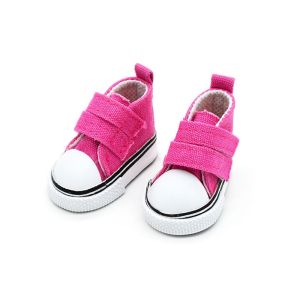 CHXONQ 1 Pair DIY Doll Canvas Shoes Mini 5cm Length Mini Casual Shoes Doll Shoes Plimsolls 1/6 Scale Mini Sneakers 1/6 BJD DollsGirl Gift
