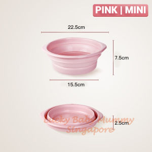 Foldable Washing Basin/Portable Collapsible Wash Basin/Space Saving Bathroom Accessories