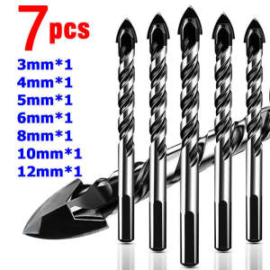 ดอกสว่าน ดอกสว่านคาร์ไบ ชุดดอกสว่าน6pcs 3mm~12mmอเนกประสงค์ ดอกเจาะ หัวเจาะสร้างขึ้นด้วยโลหะผสมYG8ของแท้100%เจาะเหล็ก เจาะกระเบื้อง เจาะกระจก  ดอกสว่านเจะปูน เจาะไม้ เจาะพลาสติก เจาะปูน ดอกสว่านคาไบค์