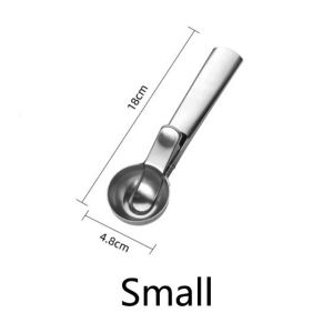 Ice Cream Scoop Stainless Steel Ice Cream Ball Spoon Kitchen Essentials Baking Tools