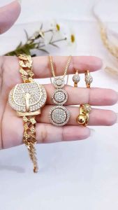 Xuping Set Perhiasan Wanita Dewasa Terbaru Gold Import 2611c
