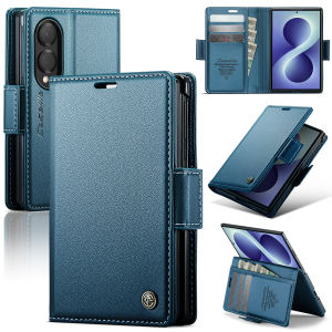 6 Colors For Samsung Galaxy Z Fold8 Flip Phone Case Fold 8 Ultra Leather Cover Business MagneClose Card Holder Pouch