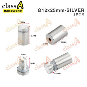 ClassAHW Advertising Signboard Screw Holder Stainless Steel Glass Spacer Holder Wall Mount Standoff Screw(SOLD BY PIECE)