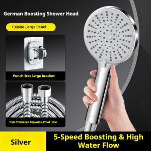 Pelise 3 in 1 Shower Head With Hose Set Bathroom High Pressure Shower Sprayer Handheld Rain Shower Pressure Boost Shower Nozzle Universal Water Saving Shower Head