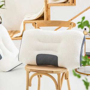 Comfortable High-grade Pillow Single Office Pillow Support Cervical Spine Repair Cervical Spine Sleep Pillow Core Adult Student Health Pillow Ergonomic Pillow To Help Sleep Protect The Neck Pillow Knitted