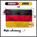 Bendera Jerman Poliester Peles Grade A (3m). 