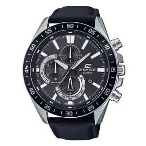 CASIO ORIGINAL - CASIO EDIFICE EFV-620L-1AVUDF - MEN RO - Kulit - Hitam - Jam dunia JD18 # Jam Tangan Pria Jam Pria Jam Tangan Anti Air CASIO EDIFICE + CASIO EFV-620L-1A EFV 620L 1A EFV-620L 620 L EFV620 EFV-620 EFV620L EFV-620 $