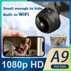 ♥ SFREE Shipping ♥ A9 1080P HD Mini Spy Cameras Hidden Small Portable Wireless Tiny Home Security Surveillance Camera IP WIFI Camera Camcorder Wireless Full HD Camera Car DVR Sports DV Cam Mini CCTV Camera HD SPY Hidden/mini camera/drone camera/cctv