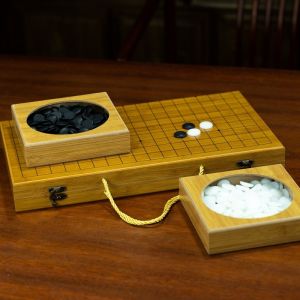 【Local stock】Go Game Beginners Set Gobang Full Set Foldable Portable Board Game Child Puzzle Games围棋 五子棋