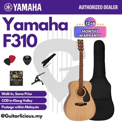 YAMAHA F310 41 inch Acoustic Guitar with FREE Gig Bag suitable for Beginner ( F310 / F-310 / F 310 )