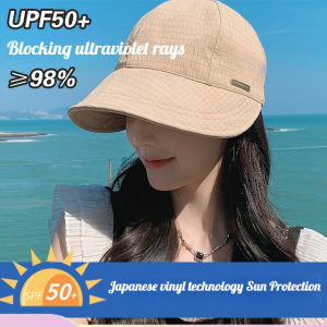 Women Bucket Hat Fisherman Hat Foldable Spring Autumn/Vintage Peaked Cap For Outdoor Travel Female/Fashion Portable Sun Protection/Show Smaller Face