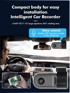 Usb Car Recorder Compact and Lightweight Big Screen Video Does not Take Up Much Space High-end