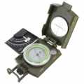 Kompas Bidik Arah Mata Angin Geologi Kiblat Model Militer Clinometer Glow in The Dark Akurasi Tinggi. 