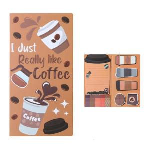 Adhesive Memos Pad Lovely Index Tabs Cartoon Animal Stickier Note Set Practical Notepads School Office Accessories