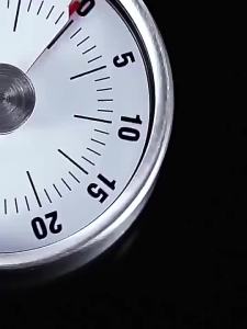Stainless Steel 60 Min Mechanical Countdown Timer Kitchen Baking Cooking Alarm Reminder Clock