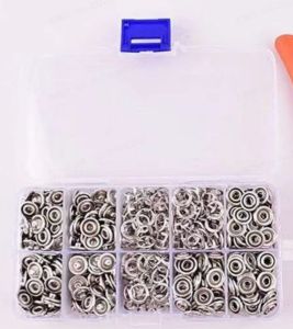 🔥Hot Sale🔥Snap Fasteners Five Claw Buckle No Sew Set Installation Tools Invisible Snap Fasteners No Sew Snap Fastener Pliers Kit For 4 Prong Snap Buttons Invisible Press Studs Attacher Tool Set  For Clothing DIY Snap Button Attacher