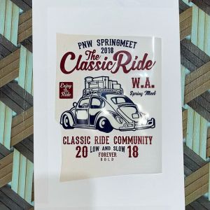 SABLON DTF BISA SATUAN DAN CUSTOM GAMBAR SENDIRI - THE CLASSIC RIDE