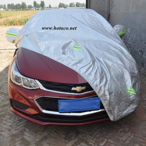 BẠT PHỦ Ô TÔ XE ÁO TRÙM XE BẠT CHE NẮNG DÀY 3 LỚP 130g/m2 CHỐNG NÓNG  CHỐNG TIA UV CHỐNG XƯỚC DÙNG CHO XE CRUZE ELANTRA
