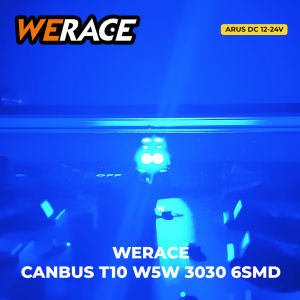 WERACE LED Chip CANBUS T10 Mini 3030 6 Mata 6SMD 6LED Width Light 12-24V