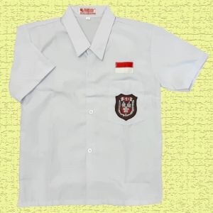 Baju Seragam Sekolah SD Kemeja Putih Lengan Pendek Kelas 1 - 6 SD