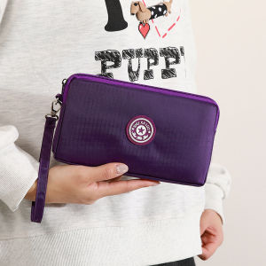 VINTLOOK Stylish Minimalist Single-Layer Large Capacity Clutch Wallet for Phone and Essentials Perfect for Daily Use and Travel
