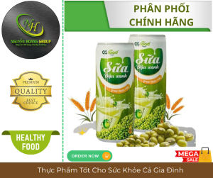 THÙNG 24 LON - CG FOOD Sữa Đậu Xanh Lon Cao 245ml
