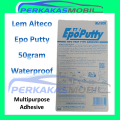 ALTECO EPO PUTTY atau LEM EPO PUTTY atau  LEM ALTECO EPOPUTTY atau LEM PORTING WATE atau LEM RADIATOR DAN BLOK MESIN EPO PUTTY atau LEM ANTI PANAS atau LEM BESI KUAT atau EPO PUTTY ALTECO EPOXY COMPOUND ASLI 50 gram Dodol. 