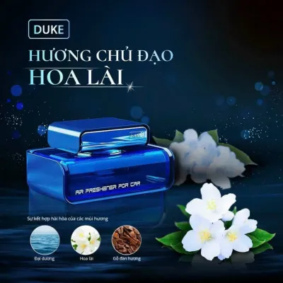 Nước Hoa Ô Tô Cao Cấp DUKE Chính Hãng Chiết Xuất 100% Thiên Nhiên Hương Thơm khử mùi chống say xe an toàn sức khoẻ Vuadienmay
