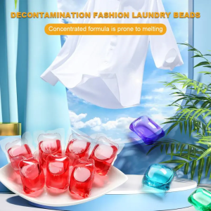 [Same Day Ship] 50pcs Washing Liquid ECO Laundry Pods Concentrated Laundry Gel Beads Laundry Ball Cleaner Capsules Cute Washing Liquid Lasting Fragrance Liquid Laundry Capsule Detergent