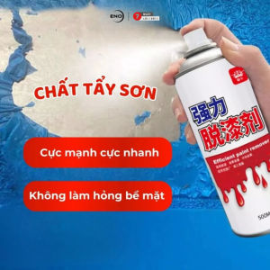 Xịt Tẩy Sơn Cực Mạnh Cực Nhanh Chuyên Tẩy Sơn Trên Kim Loại Thủy Tinh 500ml ENO - BX19