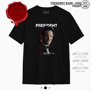 ↂ President Band Tshirt Regular Cotton 24s Father Faith - Crucible Of Life ..