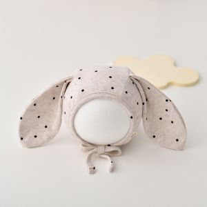 Aoduoyaya หมวกเด็กหูกระต่าย หมวกเด็ก ผ้าฝ้ายใส่สบาย รูปร่างน่ารัก เหมาะสำหรับ 2-12 เดือน