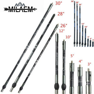 COD 3-30inch Stabilizer Balance Bar Damping Rod Shock Absorber for Recurve Compound Bow Outdoor Shooting Accessories
