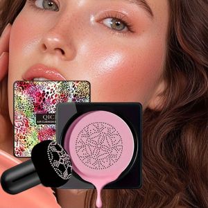 GUAIP 3 Colors Air Cushion Blusher Waterproof Sweatproof Concealer Simple Long Lasting Blush Cream for Women Girls