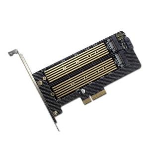 M.2 NVME Accelerator Double SSDs To PCIE Adapter Supports M+B Key SSDs To PCIE Converters NVME Adapter