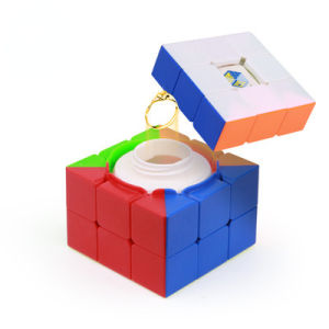 3x3 Hidden Money Rubiks Cube Storage Box Creative Portable Secret Mini Safe for Private Small Items Money Coin Key