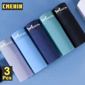 CMENIN  3Pcs Fashion Polyester Man Underwear Boxer Mens Panties Comfortable Cuecas  Men Underpants Boxers Shorts New Arrival MWWR21