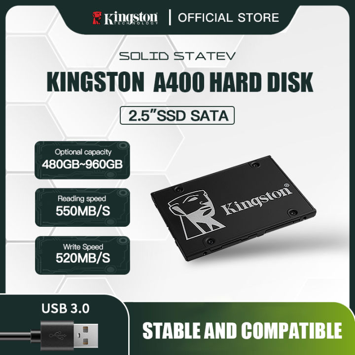 Kingston A400 480GB 960GB SATA3 2.5 inch builtin SSD Solidstate drive