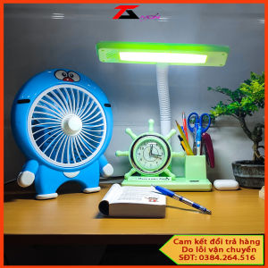 Quạt Để Bàn Hình Thú Doremon Quạt Mini Để Bàn Cắm Điện 220V 2 Tốc Độ Gió Đa Dạng Siêu bền Thích Hợp Văn Phòng Bàn Học Gia Đình Siêu Cute