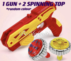 Gyro Gun Blaster Gun Spinning top Spinner Gyro Alloy Battle Spinning Top Toy Battle Kids Toys