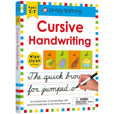 Milumilu Wipe Clean Workbook Cursive Handwriting Original English Books