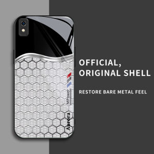 สำหรับ Samsung Galaxy A10 & Samsung A10 4G เคสศัพท์ป้องกันการตกแบบรังผึ้งสีเงิน มีสไตล์และบุคลิกภาพ