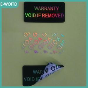 【E-WOITD】 100pcs bảo hành bảo vệ Sticker an ninh con dấu giòn giấy làm xáo trộn bằng chứng Bảo hành làm mất hiệu lực nhãn dán nhãn dính guanante